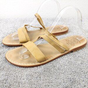 Il Sandalo Caprese Capri Sandals Womens Size 41 EU Shoes Leather Brown 10 US
